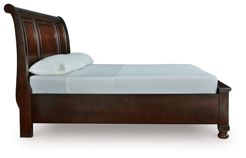 Porter California King Sleigh Storage Bed Millennium® by Ashley