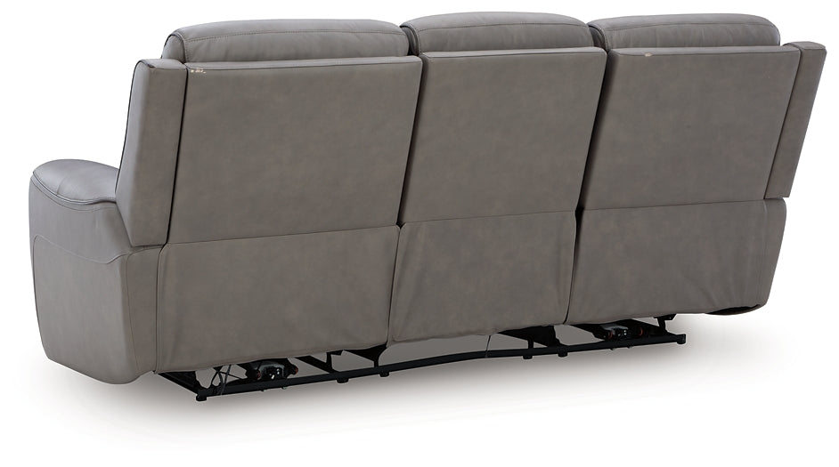 5Z-Comfort PWR REC Sofa with ADJ Headrest Signature Design by Ashley®