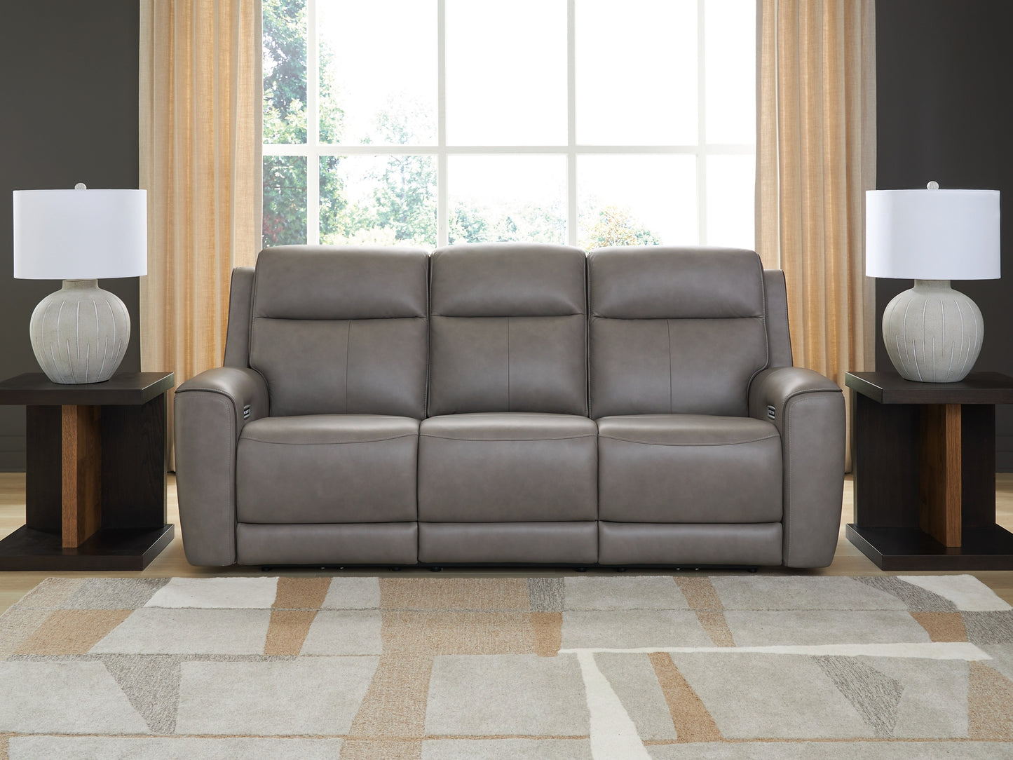 5Z-Comfort PWR REC Sofa with ADJ Headrest Signature Design by Ashley®