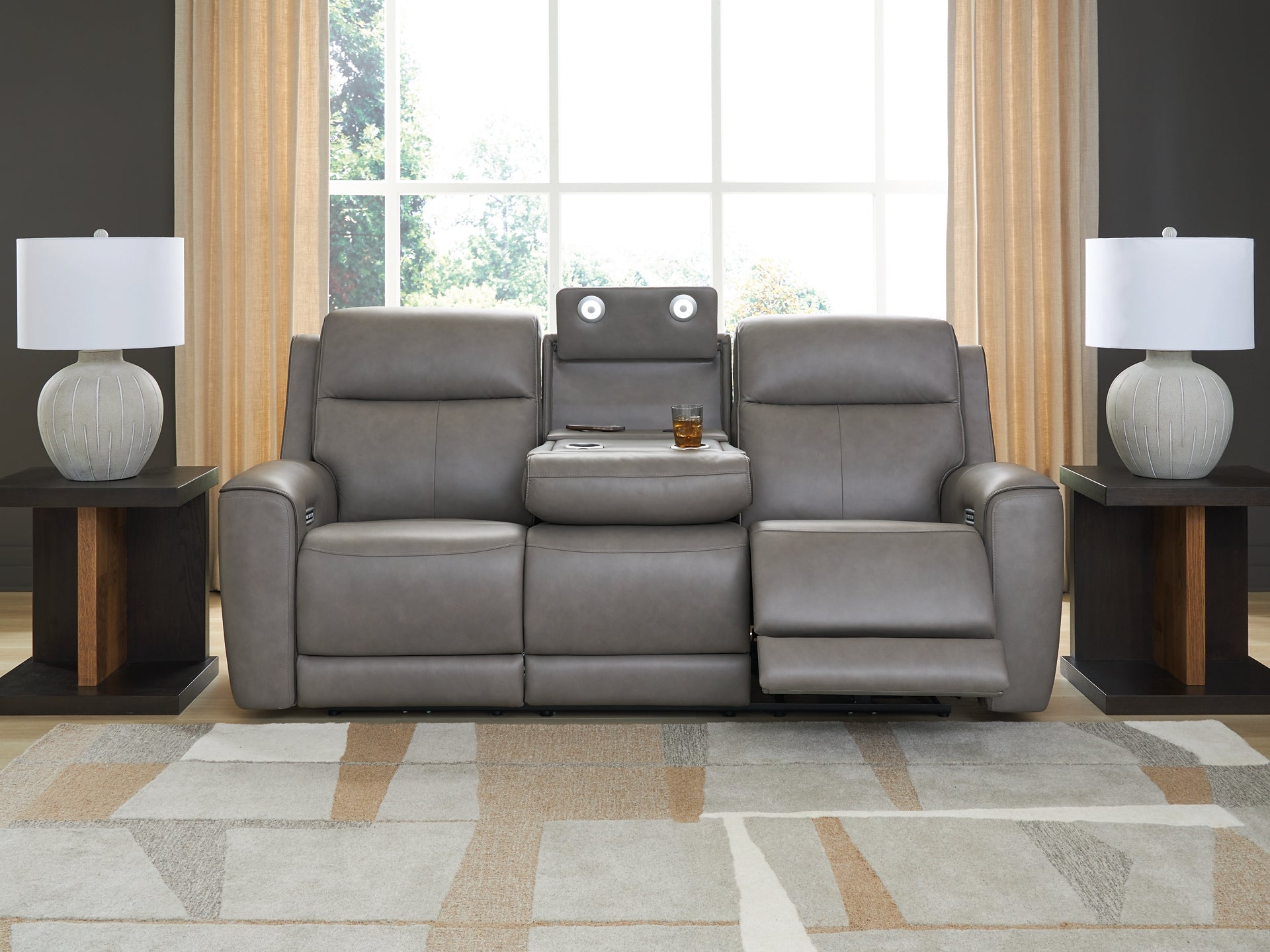 5Z-Comfort PWR REC Sofa with ADJ Headrest Signature Design by Ashley®