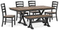 Wildenauer Dining Table and 4 Chairs and Bench Signature Design by Ashley®