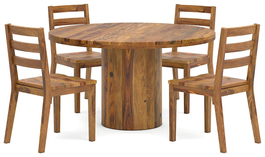 Dressonni Dining Table and 4 Chairs Signature Design by Ashley®