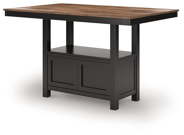 Wildenauer Counter Height Dining Table and 6 Barstools Signature Design by Ashley®