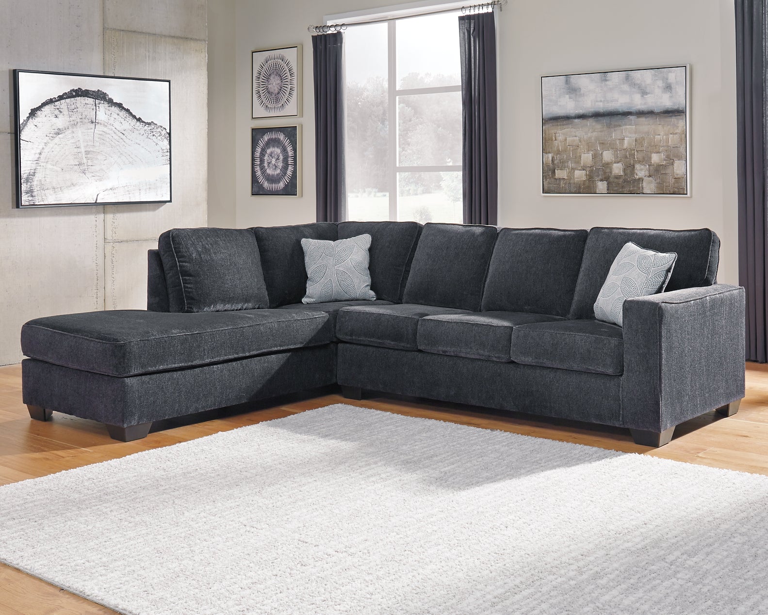 Altari 2-Piece Sleeper Sectional with Chaise Signature Design by Ashley®