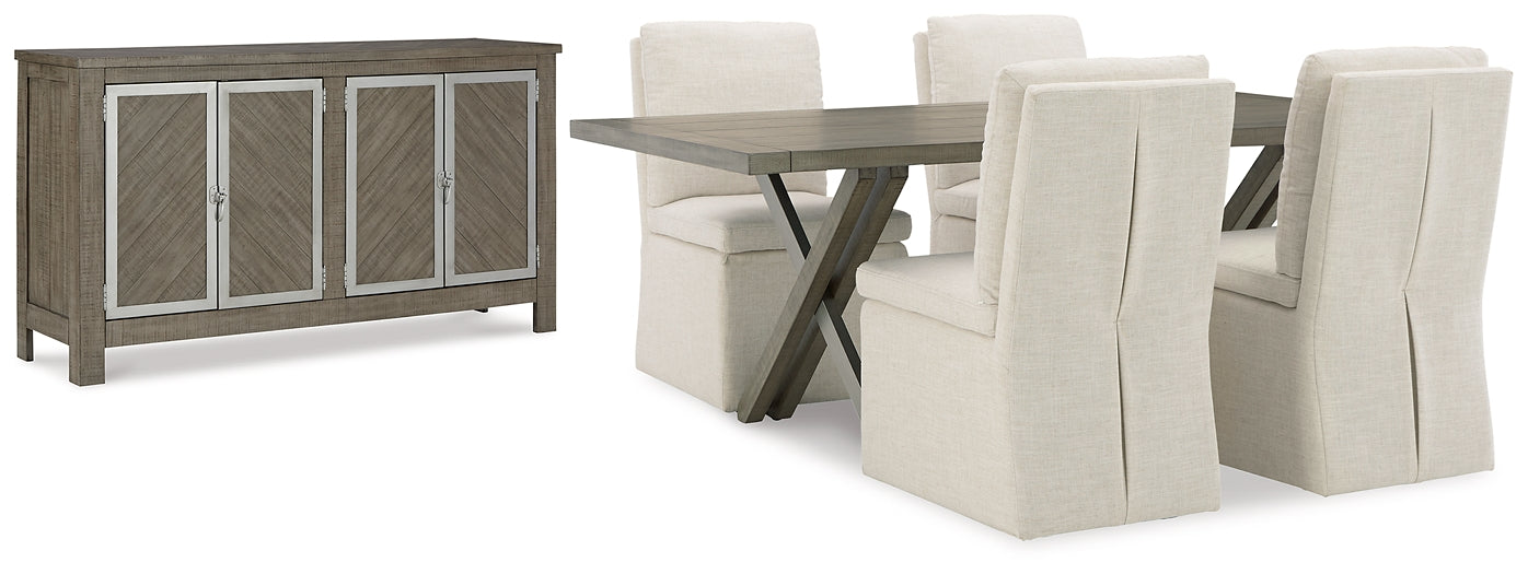 Krystanza Dining Table and 4 Chairs with Storage Millennium® by Ashley