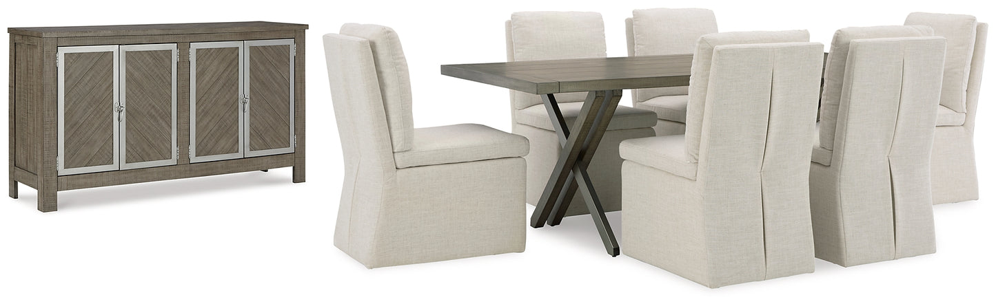 Krystanza Dining Table and 6 Chairs with Storage Millennium® by Ashley