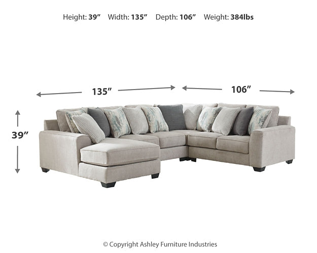 Ardsley 4-Piece Sectional with Chaise Benchcraft®