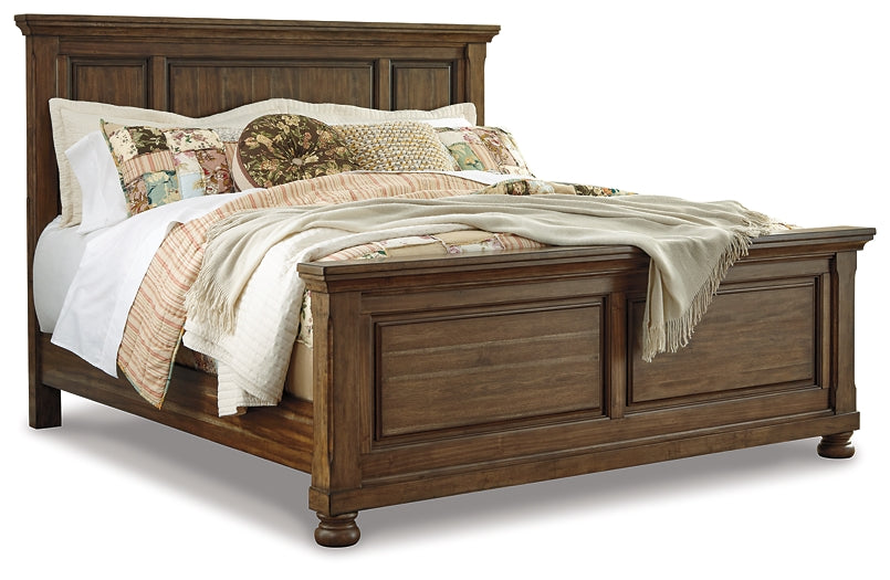 Flynnter  Panel Bed With Mirrored Dresser Signature Design by Ashley®