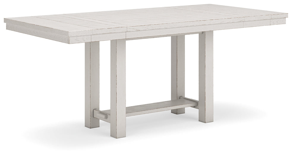 Robbinsdale Counter Height Dining Table and 4 Barstools and Bench Signature Design by Ashley®