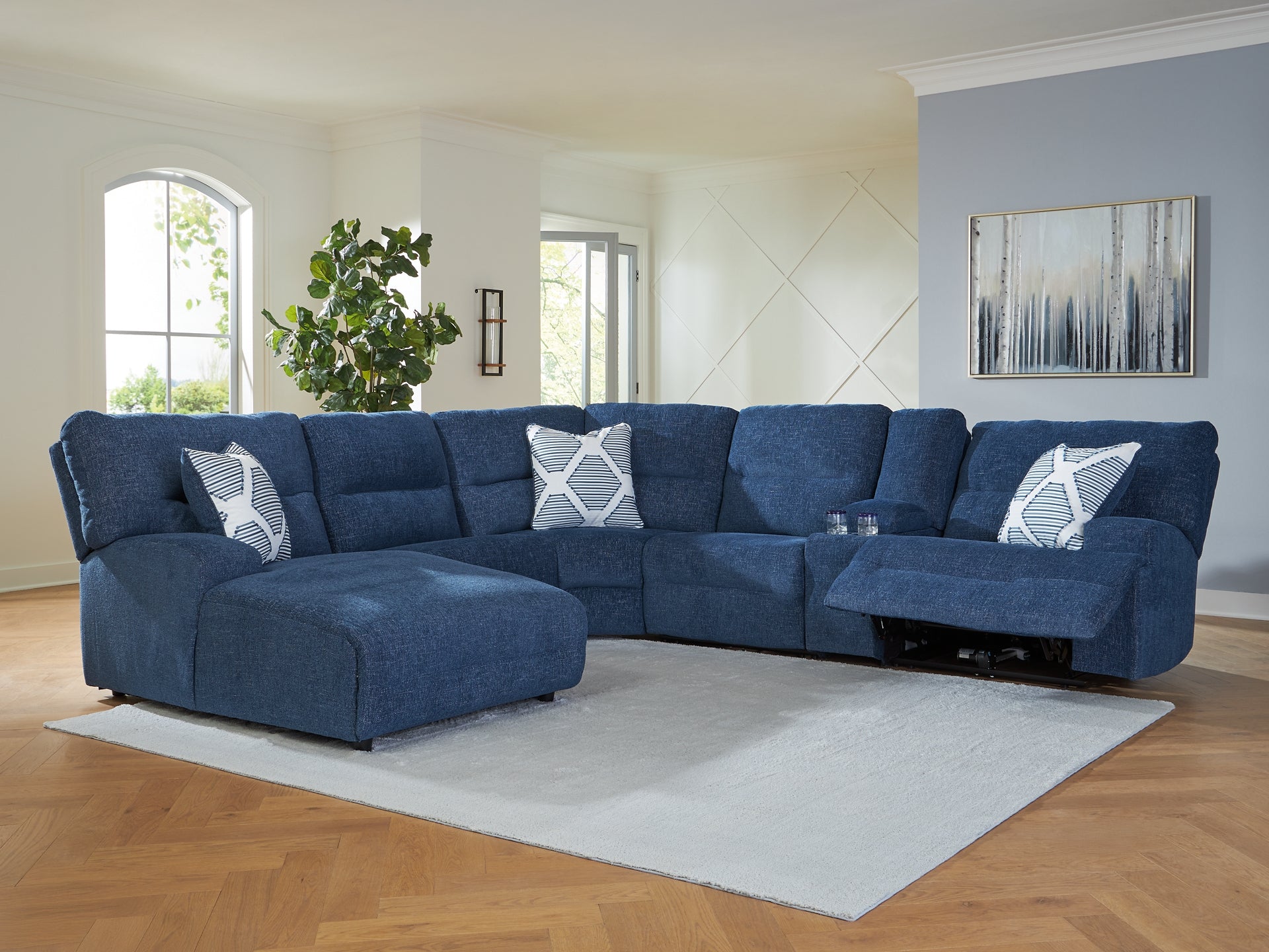 Acklen Place 6-Piece Power Reclining Sectional with Chaise Signature Design by Ashley®