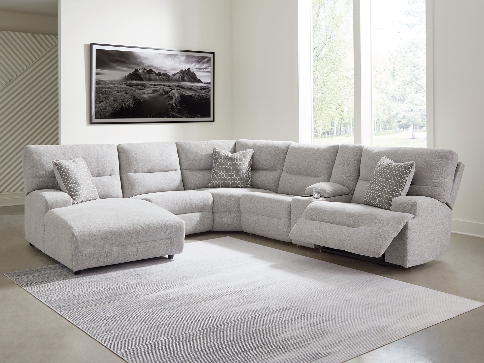 Acklen Place 6-Piece Power Reclining Sectional with Chaise Signature Design by Ashley®