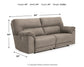 Cavalcade 2 Seat Reclining Power Sofa Benchcraft®