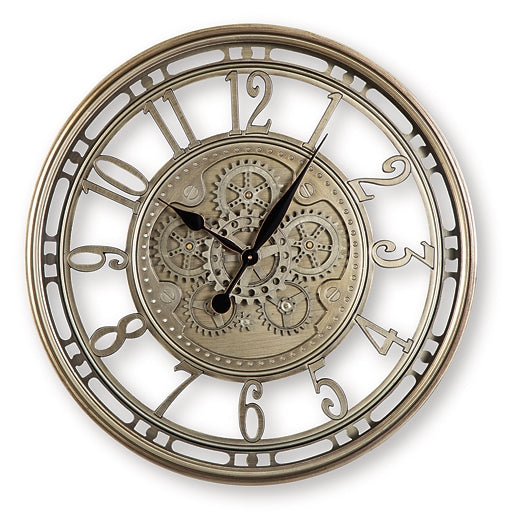 Gilover Wall Clock Signature Design by Ashley®