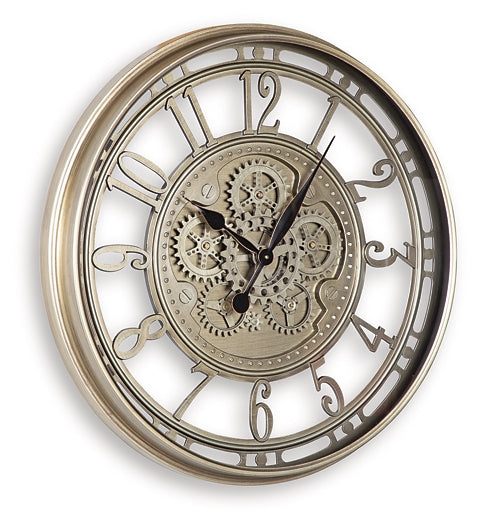 Gilover Wall Clock Signature Design by Ashley®
