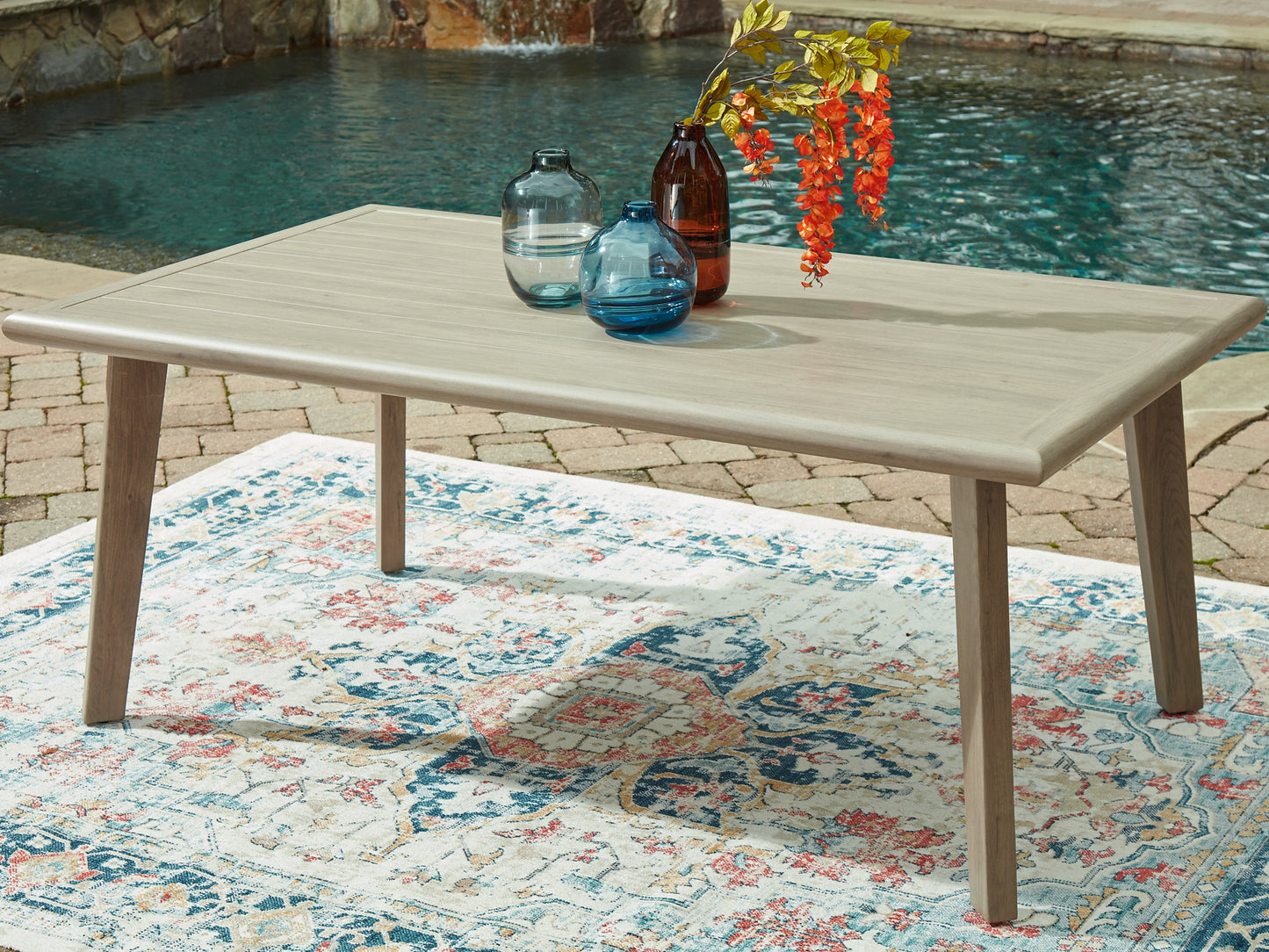 Cliff Trails RECT Dining Table w/UMB OPT Signature Design by Ashley®