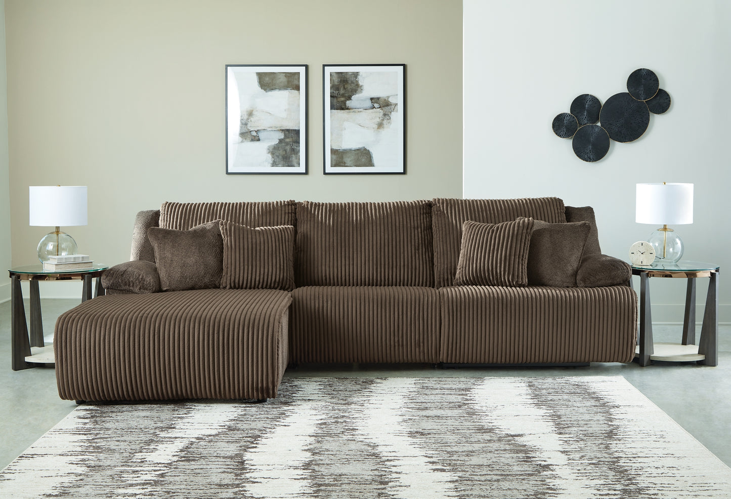 Top Tier 3-Piece Sectional Sofa Chaise Signature Design by Ashley®