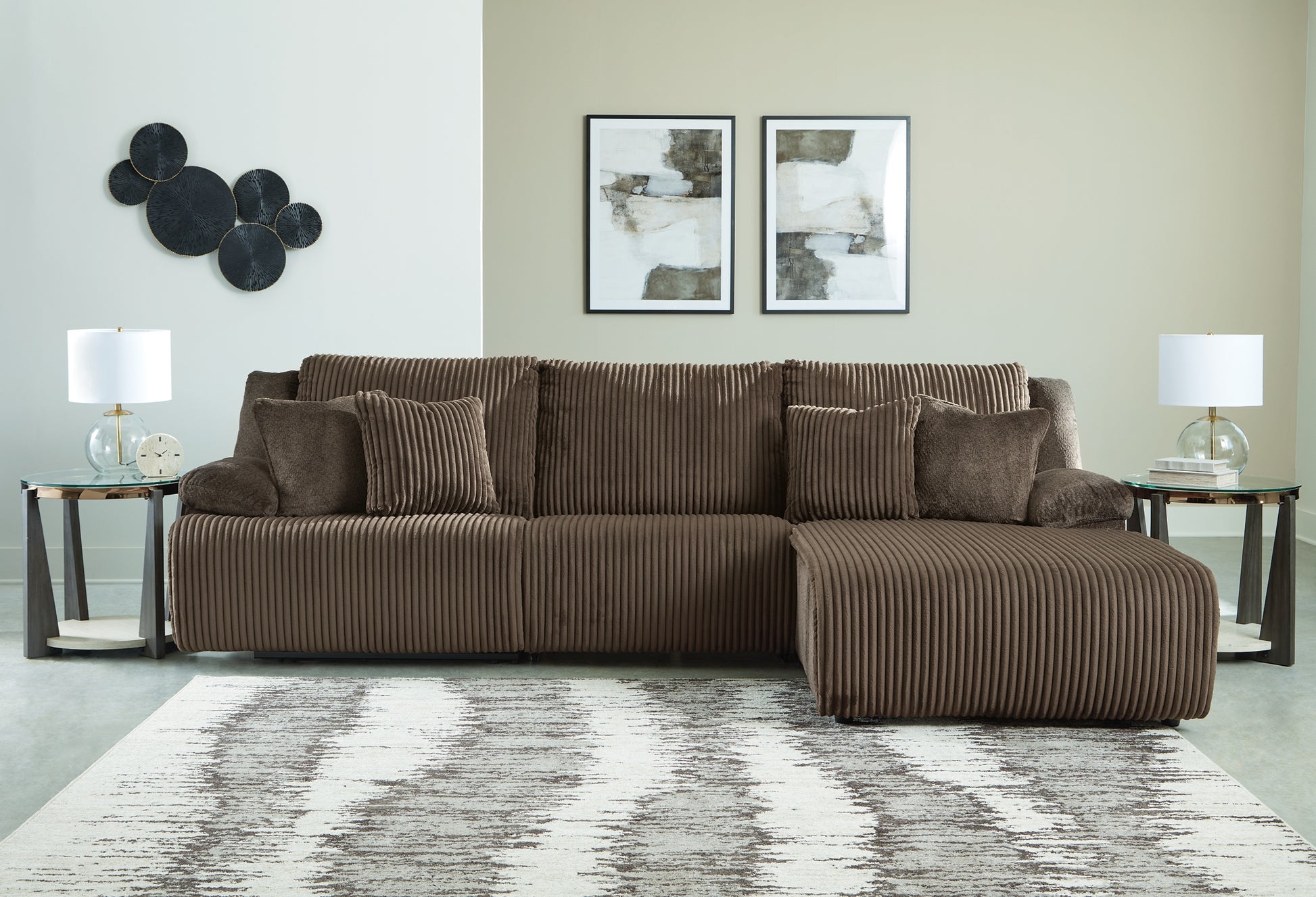 Top Tier 3-Piece Sectional Sofa Chaise Signature Design by Ashley®