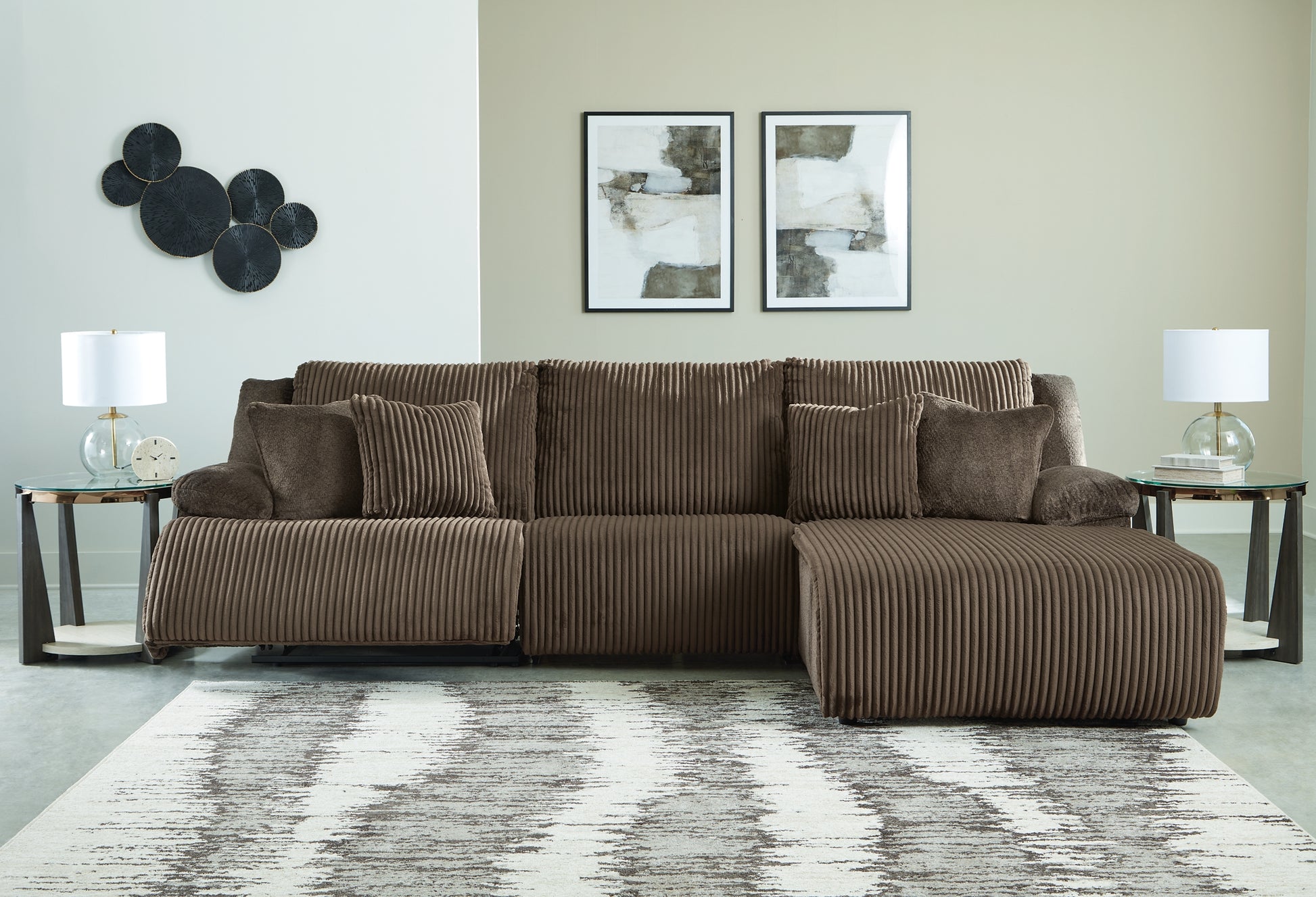 Top Tier 3-Piece Sectional Sofa Chaise Signature Design by Ashley®