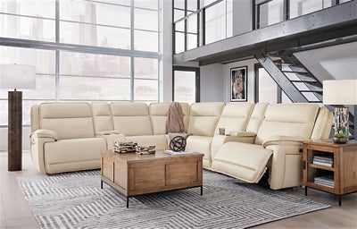 Double Deal 7-Piece Reclining Sectional with 2 Consoles Signature Design by Ashley®