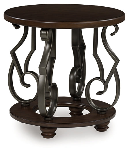 Frallyn Round End Table Signature Design by Ashley®