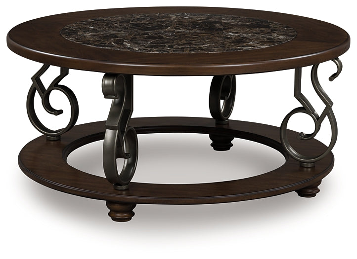 Frallyn Round Cocktail Table Signature Design by Ashley®