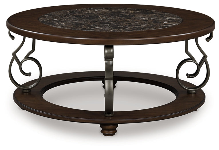 Frallyn Round Cocktail Table Signature Design by Ashley®