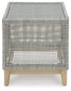 Seton Creek 2 Outdoor Lounge Chairs with End Table Signature Design by Ashley®