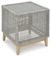 Seton Creek 2 Outdoor Lounge Chairs with End Table Signature Design by Ashley®