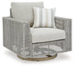 Seton Creek Outdoor Lounge Chair and Ottoman Signature Design by Ashley®