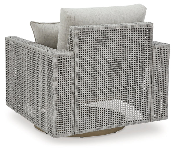 Seton Creek Outdoor Lounge Chair and Ottoman Signature Design by Ashley®