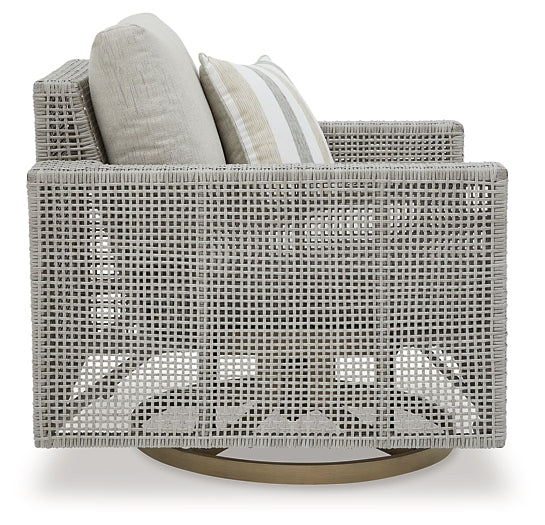 Seton Creek Outdoor Lounge Chair and Ottoman Signature Design by Ashley®