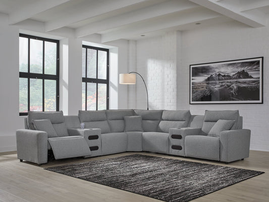 Modmax 7-Piece Power Reclining Sectional with Chaise Signature Design by Ashley®