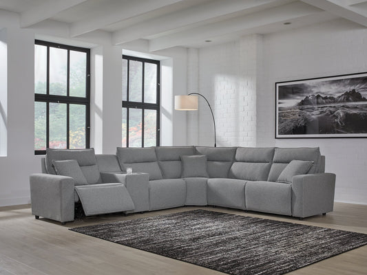 Modmax 6-Piece Reclining Sectional with Storage Console Signature Design by Ashley®