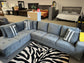 Gray Sectional with Led Lights GLOBAL FURNITURE