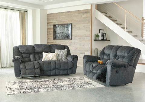 76902-88-94 | Capehorn Reclining Sofa & Loveseat w/Console Ashley Furniture