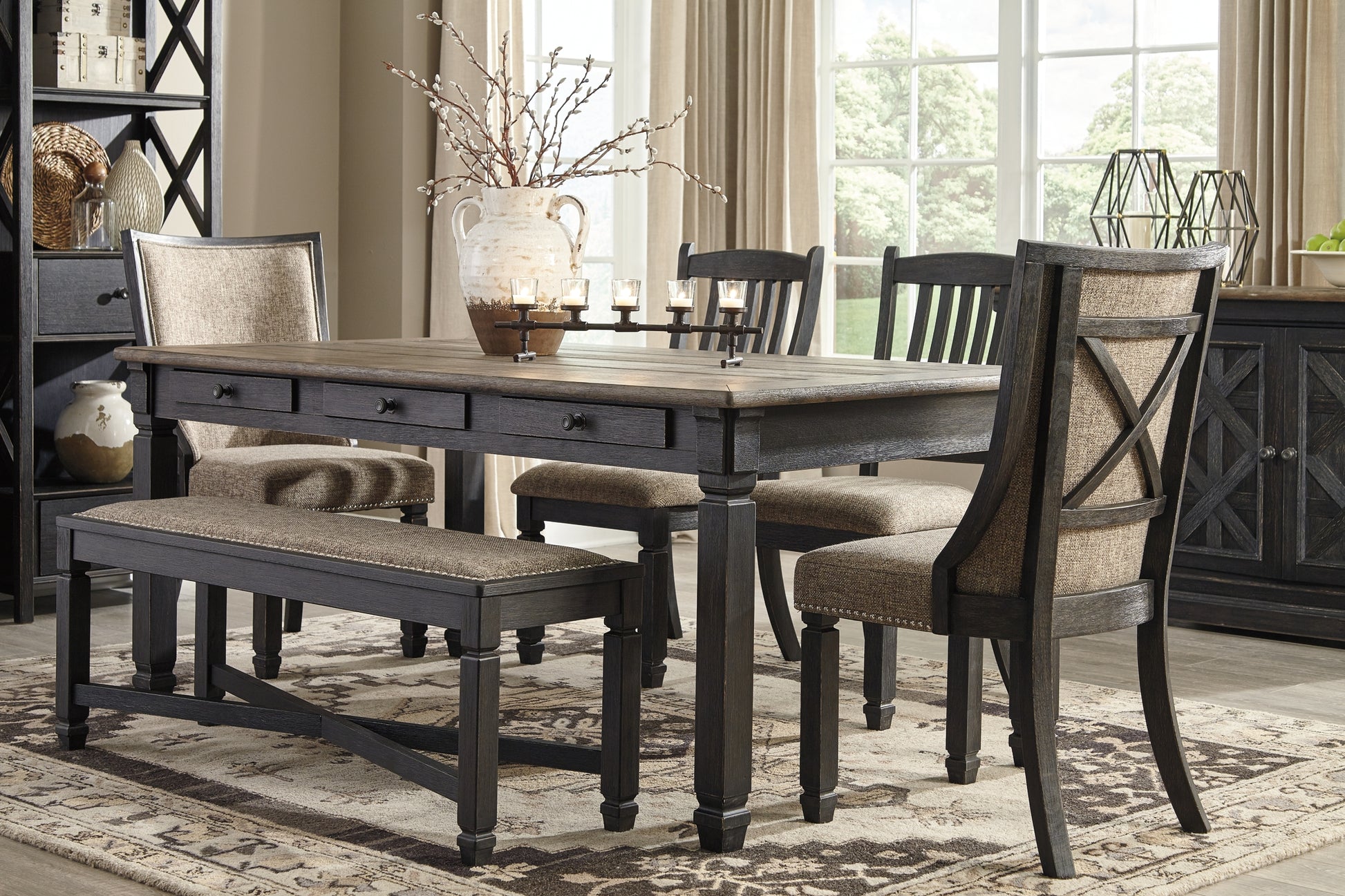 Tyler Creek Dining UPH Side Chair (2/CN) Signature Design by Ashley®