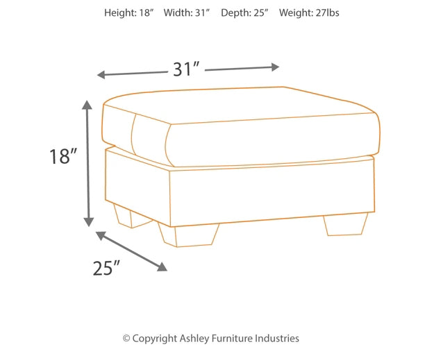 Darcy Ottoman Signature Design by Ashley®