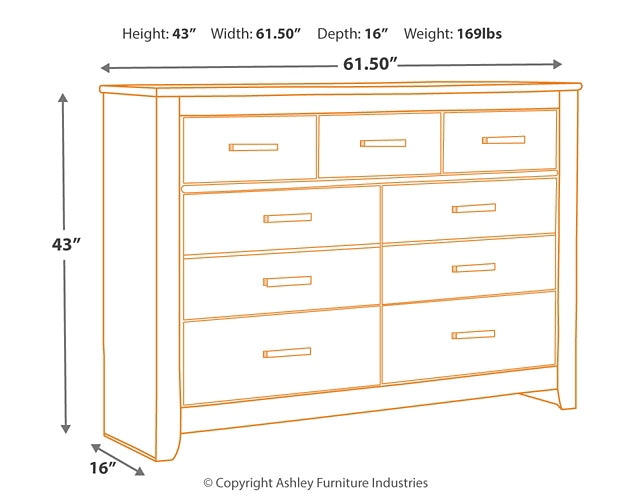 Brinxton Seven Drawer Dresser Signature Design by Ashley®