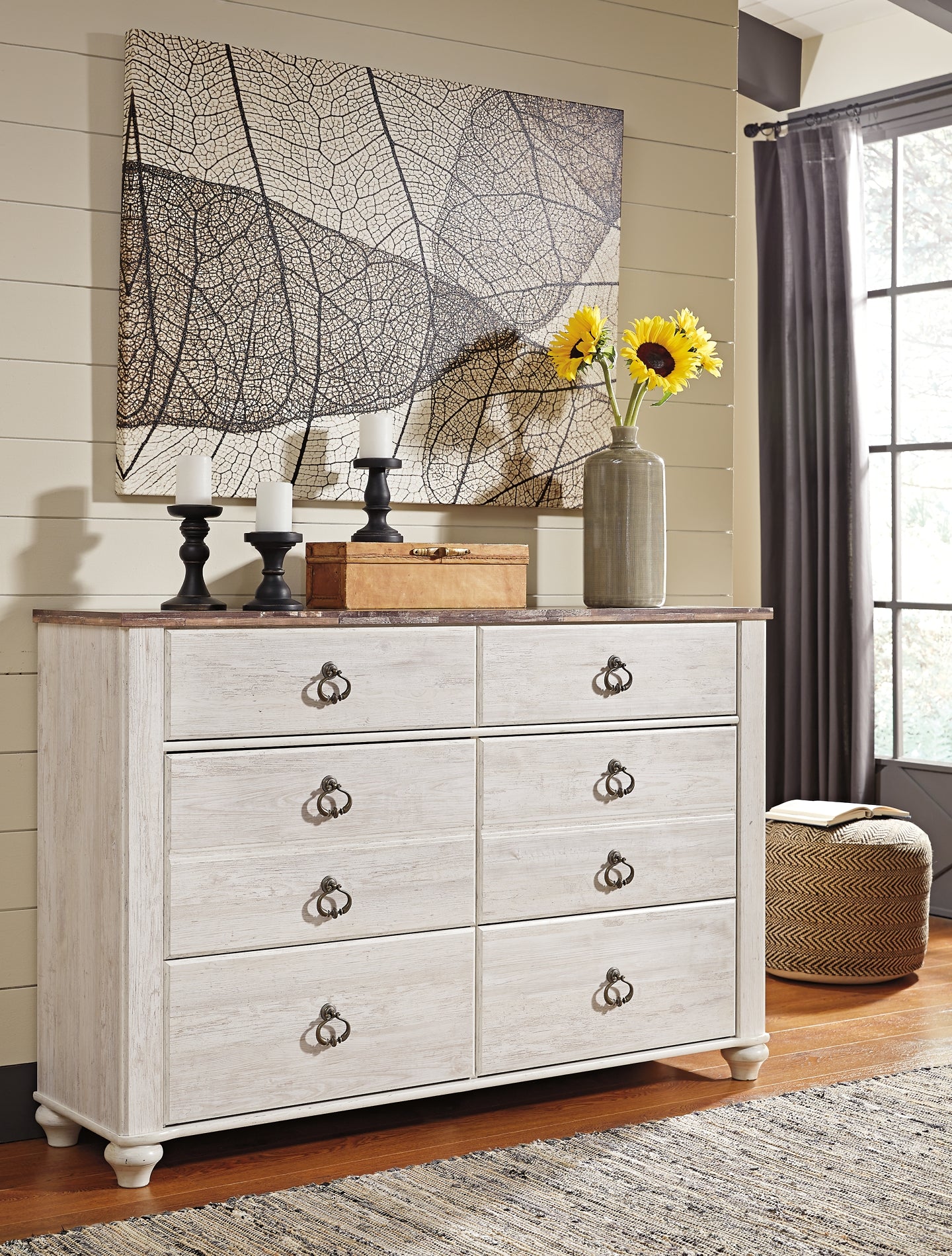 Willowton Six Drawer Dresser Signature Design by Ashley®