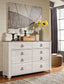 Willowton Six Drawer Dresser Signature Design by Ashley®