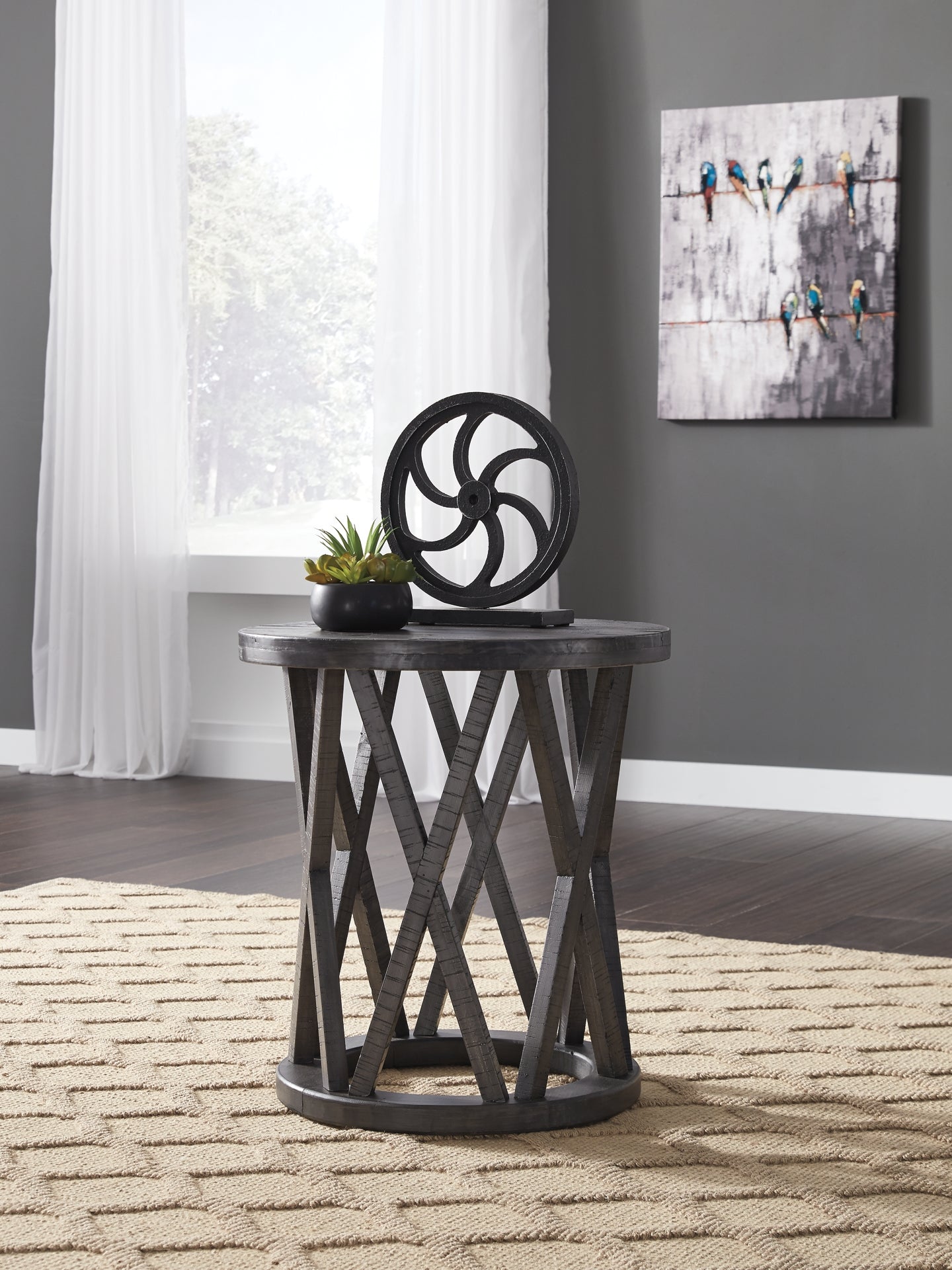 Sharzane Round End Table Signature Design by Ashley®