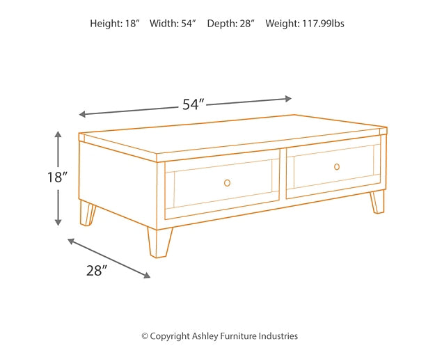 Chazney Lift Top Cocktail Table Signature Design by Ashley®