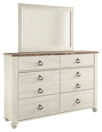 Willowton Six Drawer Dresser Signature Design by Ashley®