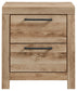 Hyanna Two Drawer Night Stand Signature Design by Ashley®