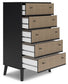 Charlang Five Drawer Chest Signature Design by Ashley®