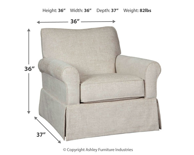 Searcy Swivel Glider Accent Chair Signature Design by Ashley®