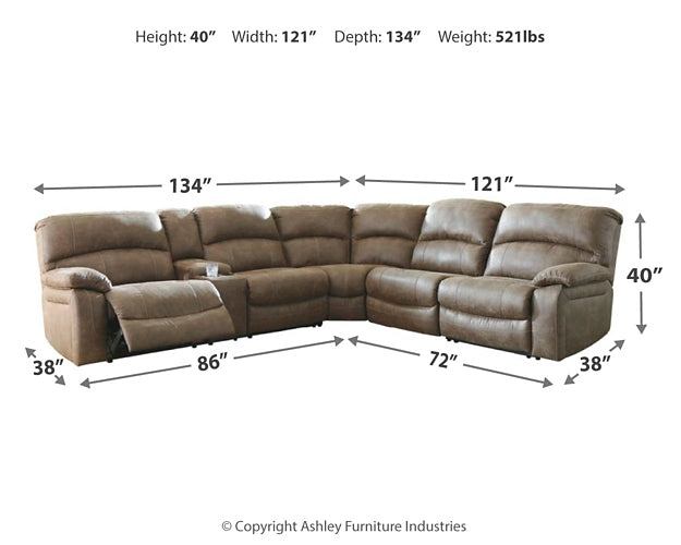 Segburg 4-Piece Power Reclining Sectional Benchcraft®