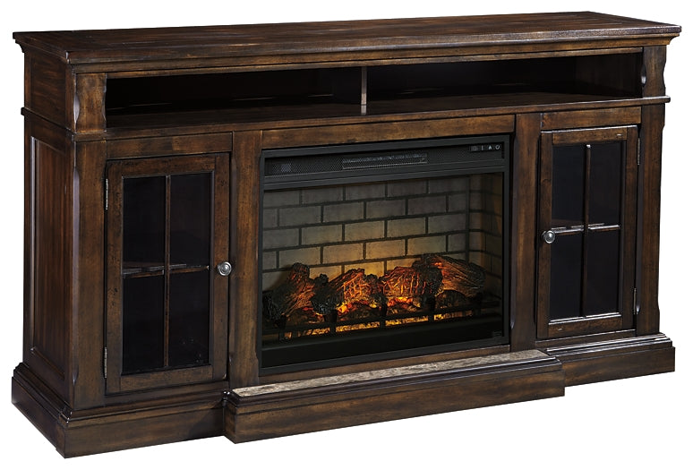 Roddinton 72" TV Stand with Electric Fireplace Signature Design by Ashley®