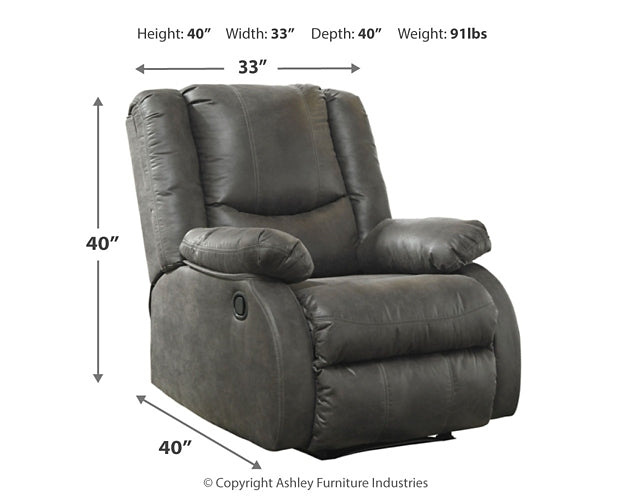 Bladewood Zero Wall Recliner Signature Design by Ashley®