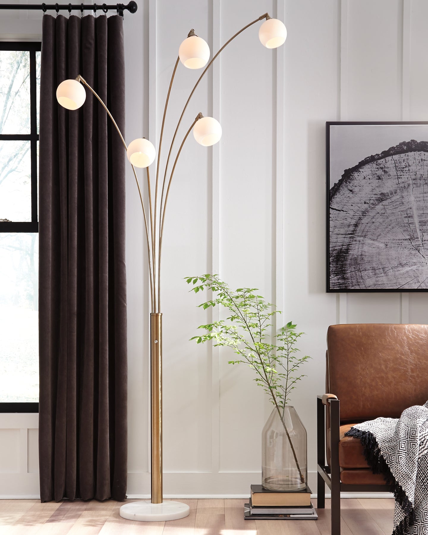 Taliya Metal Arc Lamp (1/CN) Signature Design by Ashley®